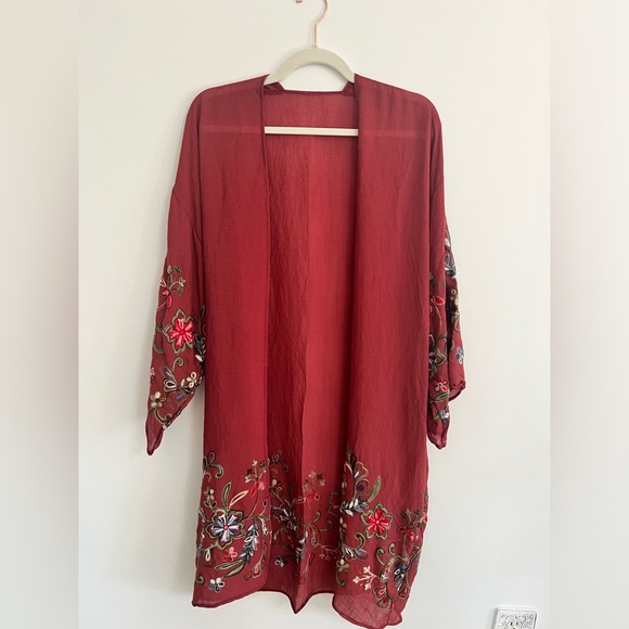 Three Bird Nest Other - Three Bird Nest embroidered cardigan. 
Brand new, never worn. Size O/S